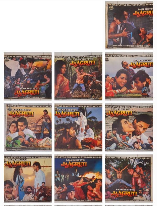 JAGRUTI Bollyywood movie lobby card