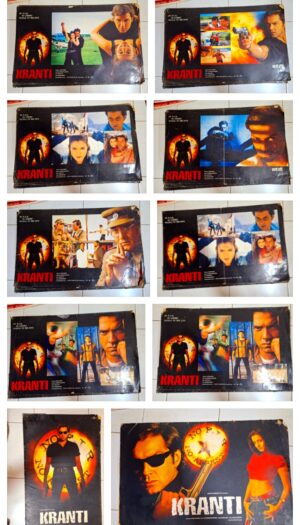 KRANTI Bollywood movies lobby card