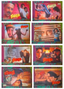 FAREB Bollywood movies lobby card