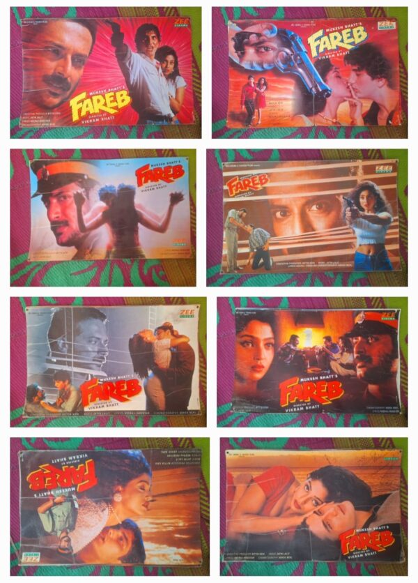 FAREB Bollywood movies lobby card