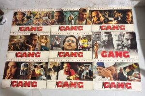 GANG Bollywood movies lobby card