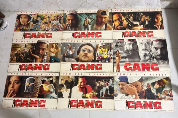 GANG Bollywood movies lobby card