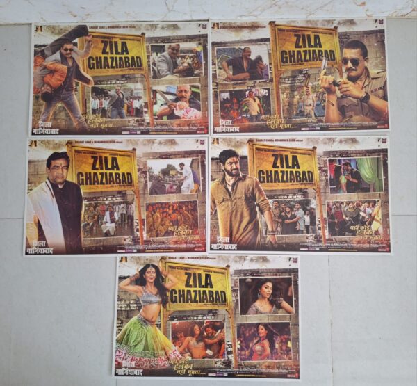ZILA GAZIABAD Bollywood movies lobby card