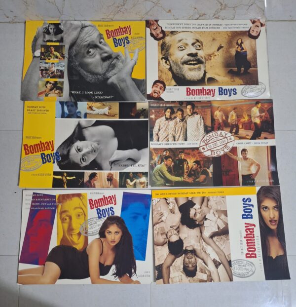 BOMBAY BOYS Bollywood movies lobby card