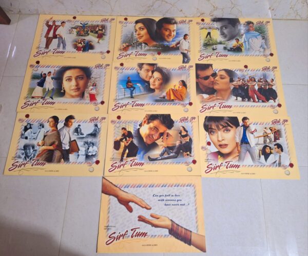 SIRF TUM Bollywood movies lobby card