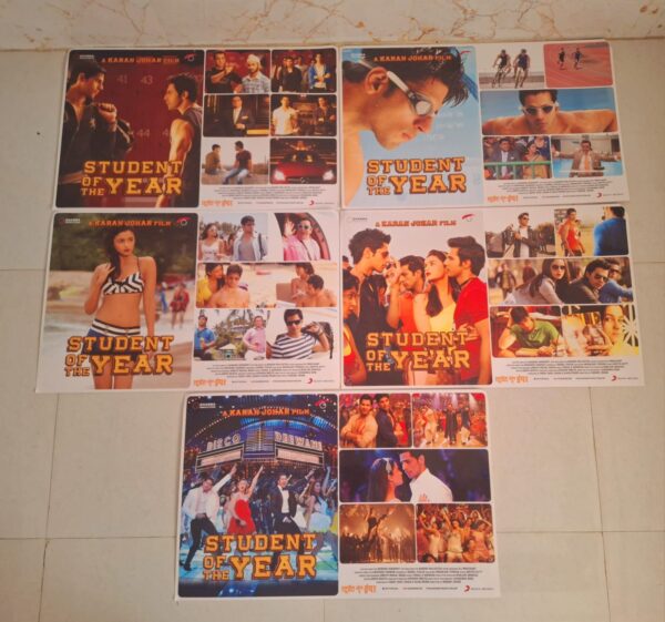 STUDENT OF THE YEAR Bollywood movies lobby card