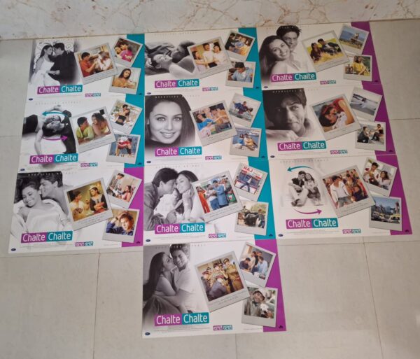 CHALTE CHALTE Bollywood movies lobby card