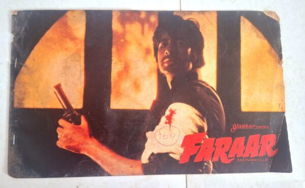 FARAAR Bollywood movie booklet