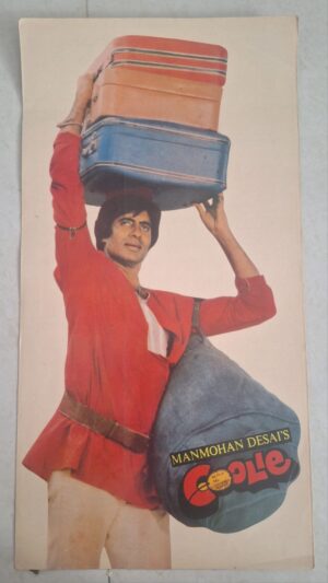 COOLIE Bollywood movie booklet