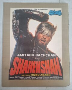 SHAHENSHA Bollywood movie booklet