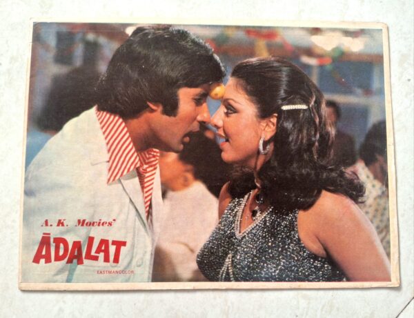 ADALAT Bollywood movie booklet
