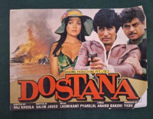 DOSTANA Bollywood movie booklet