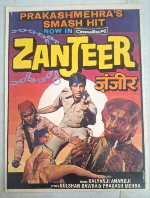 ZANJEER Bollywood movie booklets