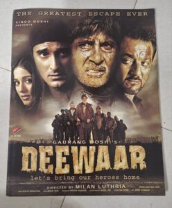 DEEWAAR Bollywood movie booklet