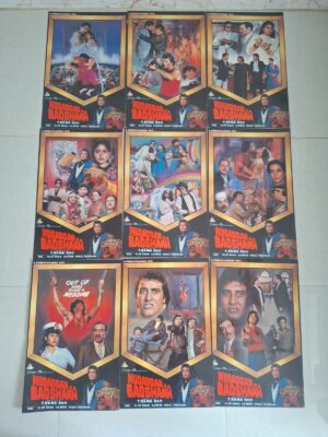 MUQADDAR KA BADSHAH Bollywood movies lobby card