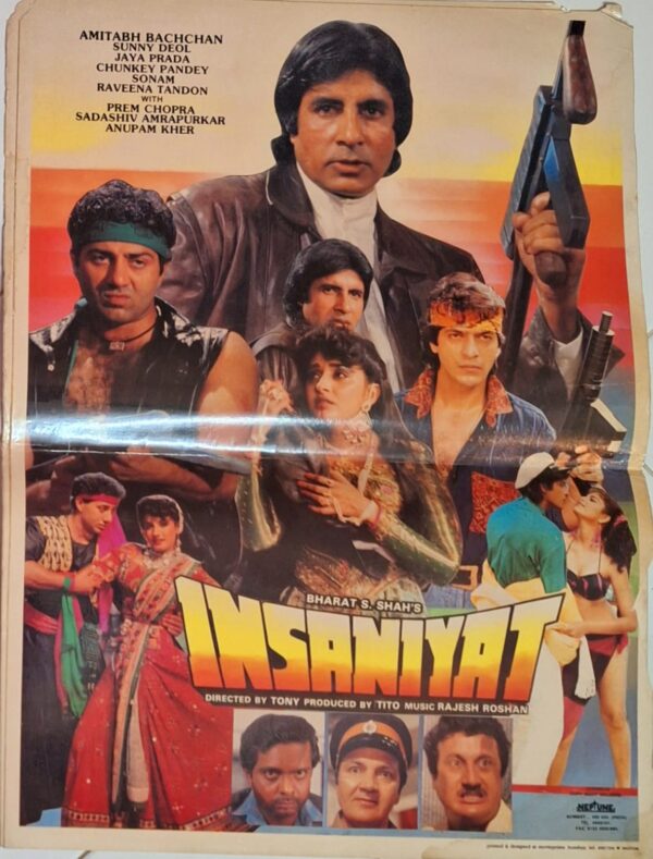 INSANIYAT Bollywood movies poster
