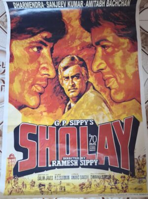 SHOLAY Bollywood movie posters