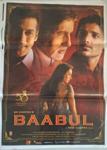 BAABUL Bollywood movies poster