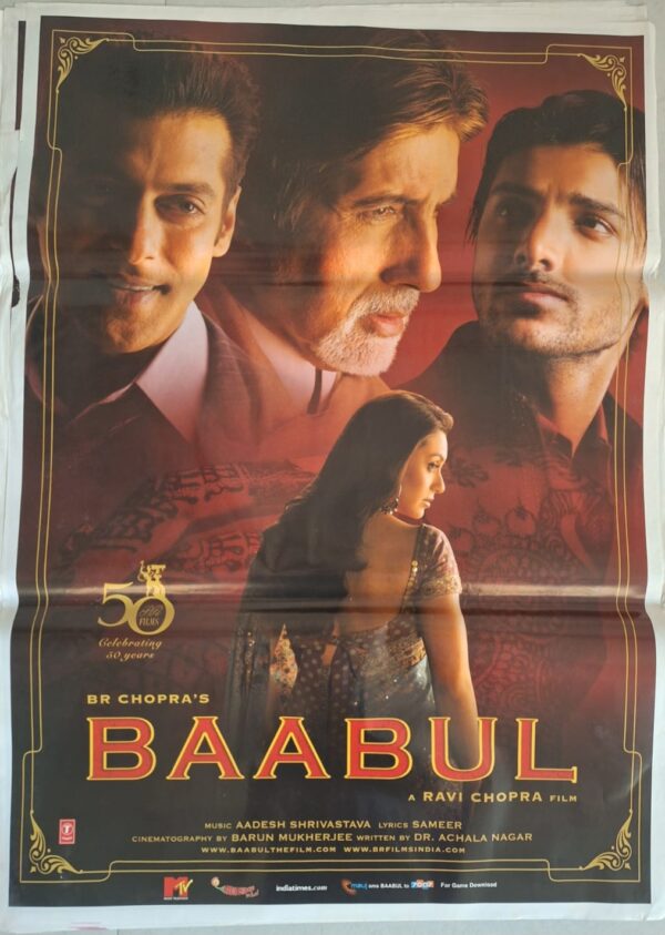 BAABUL Bollywood movies poster