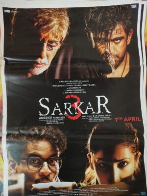 SARKAR 3 Bollywood movie poster