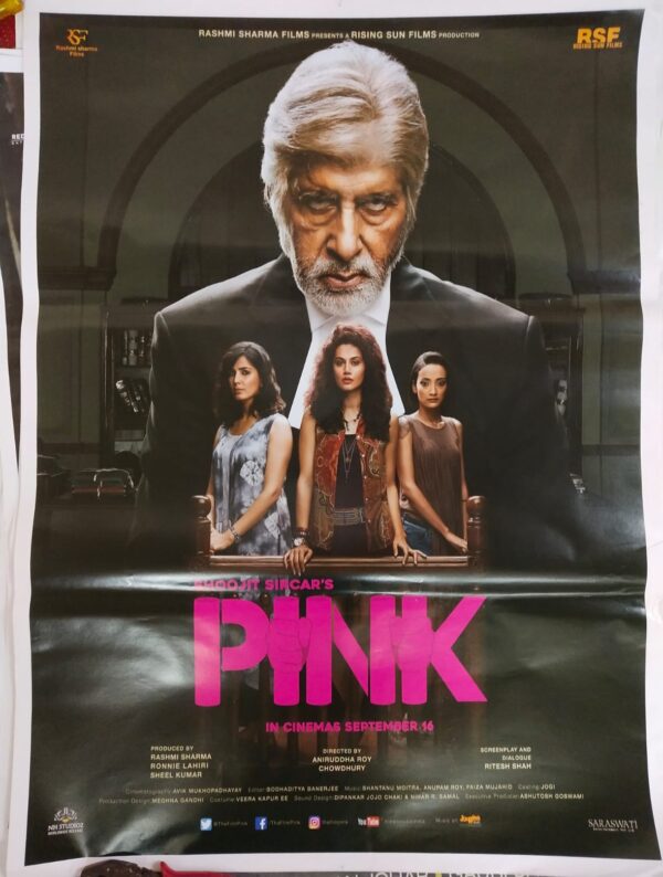 PINK Bollywood movies poster