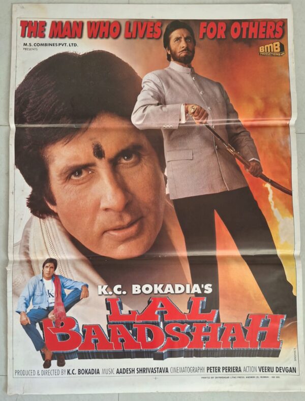 LAAL BAADSHAH Bollywood movies poster