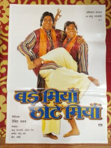 BADE MIYAN CHOTE MIYAN Bollywood posters