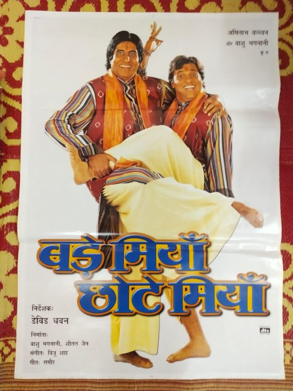BADE MIYAN CHOTE MIYAN Bollywood posters