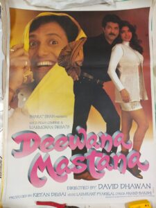 DEEWANA MASTANA Bollywood movies poster