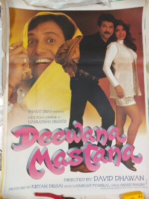 DEEWANA MASTANA Bollywood movies poster
