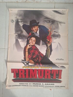 TRIMURTI Bollywood movies poster