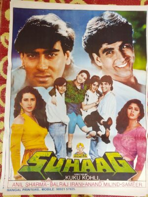 SUHAAG Bollywood movies poster
