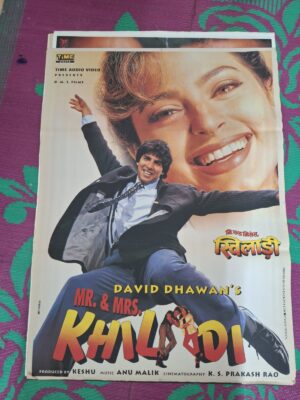 MR. & MRS. KHILADI Bollywood movies poster
