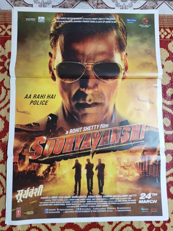 SOORIYAVANSHI Bollywood movies poster