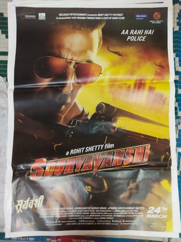 SOORIYAVANSHI Bollywood movies poster