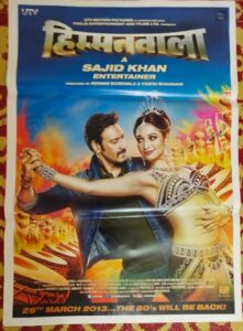 HIMMATWALA Bollywood movies poster
