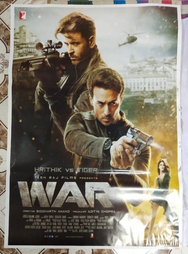 WAR Bollywood movies poster