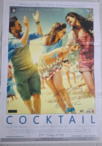 COCKTAIL Bollywood movies poster