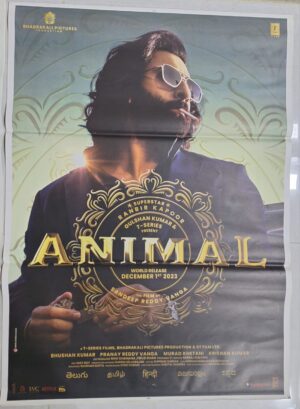 ANIMAL Bollywood movies lobby card
