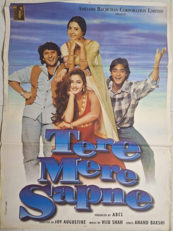 TERE MERE SAPNE Bollywood movies poster