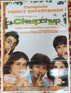 CHUP CHUP KE Bollywood movies poster