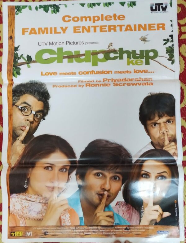 CHUP CHUP KE Bollywood movies poster