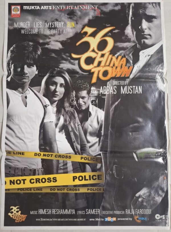 36 CHINA TOWN Bollywood movies poster