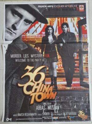 36 CHINA TOWN Bollywood movies poster