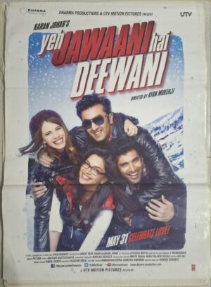 YEH JAWAANI HAI DEEWANI Bollywood movies poster