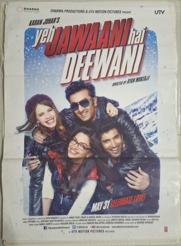 YEH JAWAANI HAI DEEWANI Bollywood movies poster