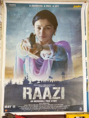 RAAZI Bollywood movies poster