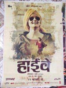 HIGHWAY Bollywood movies poster