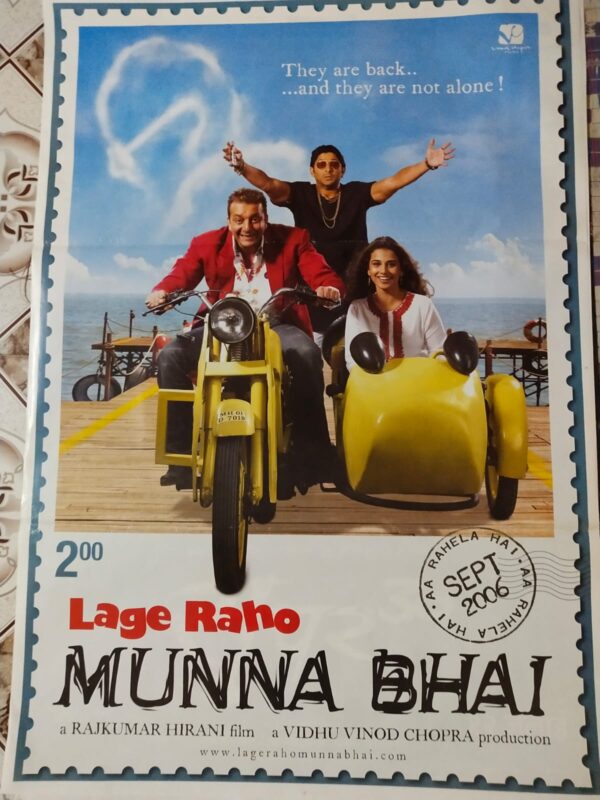 LAGE RAHO MUNNA BHAI Bollywood movies poster