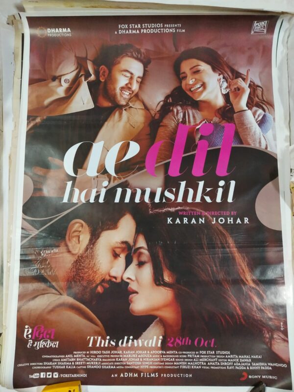AE DIL HAI MUSHKIL Bollywood movies poster